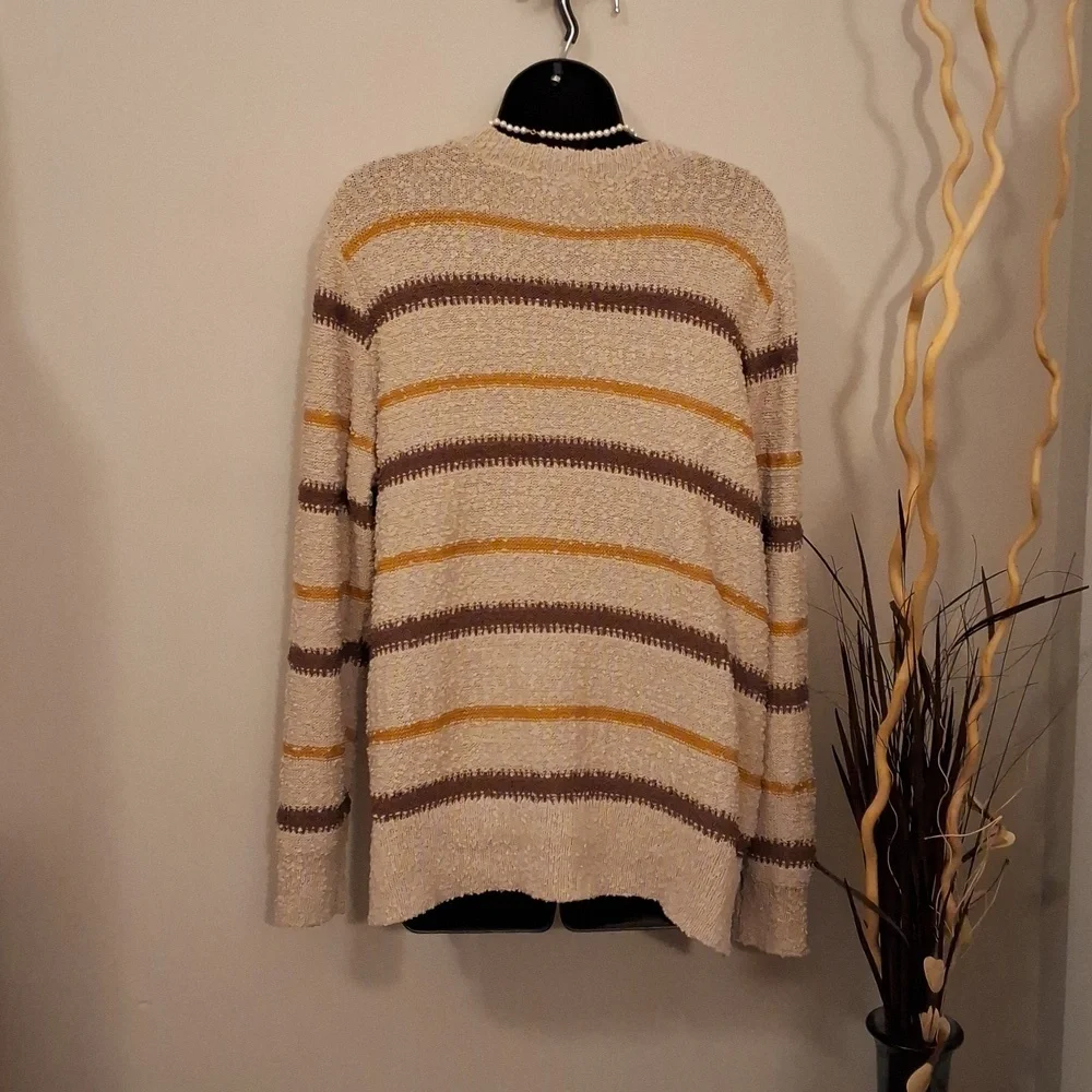MASON & BELLE BOUCLE KNIT SWEATER SIZE LARGE